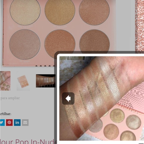 Colourpop In Nude Endo Highlighting Palette - Picture 4 of 4